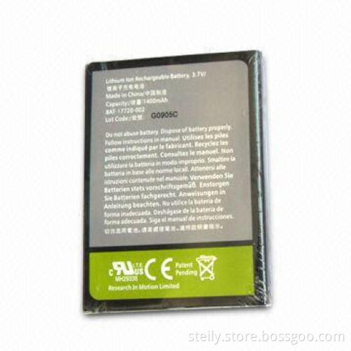 Mobile Phone Batteries with Normal Capacity of 1,100 to 2,200mAh, and 3.7V Standard Voltage